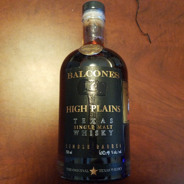Balcones High Plains Texas Single Malt Whisky Spec's Single Barrel