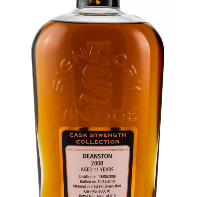 Deanston 2008 11 Year Cask Strength Collection (Signatory)