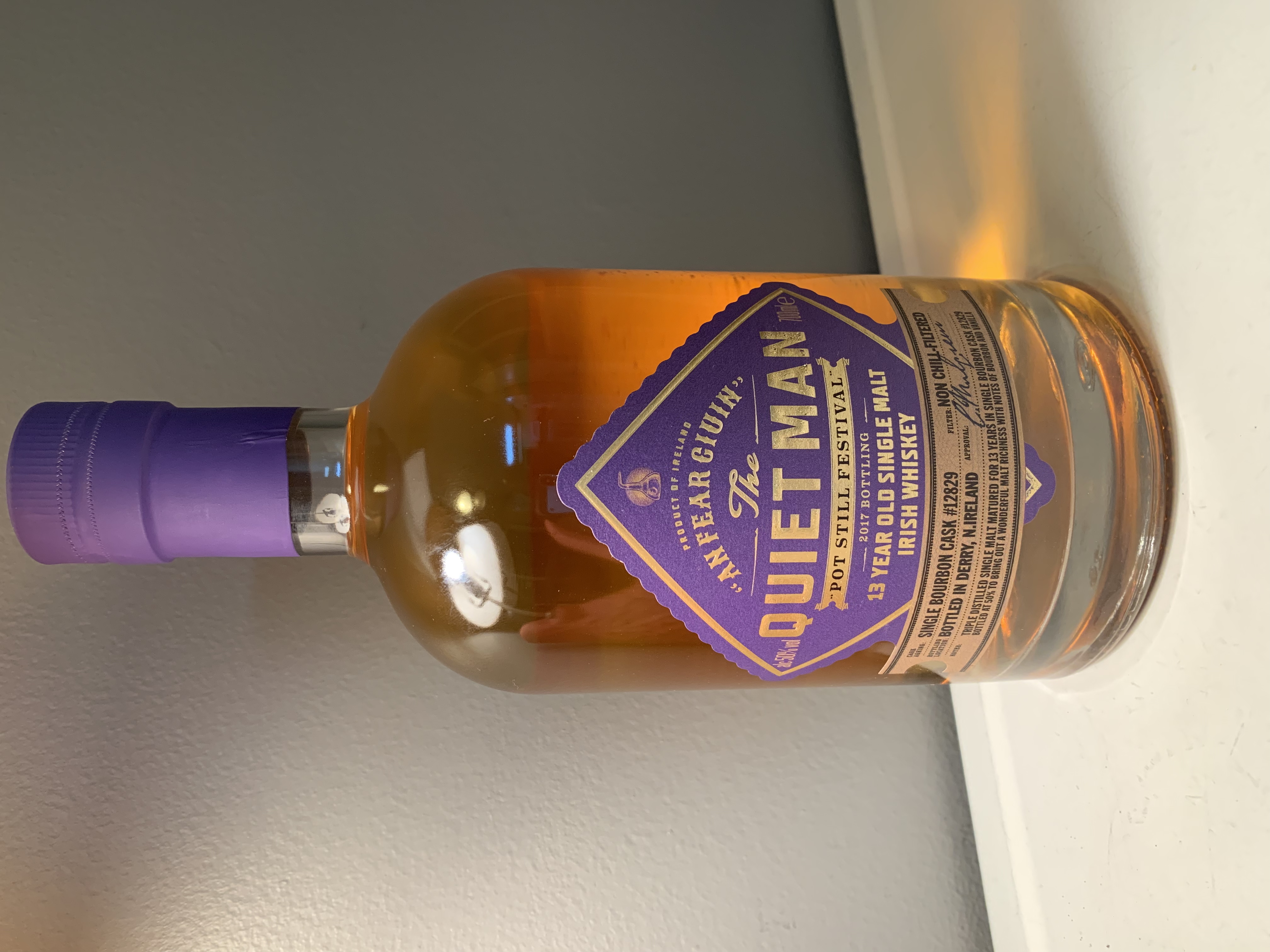 The Quiet Man 13 Year Old (Cask #12829) -Pot Still Festival