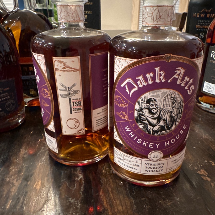 Dark Arts Straight Bourbon Whiskey Cask Strength Single Barrel Aged 11 Years Selected by Taste Select Repeat (TSR)