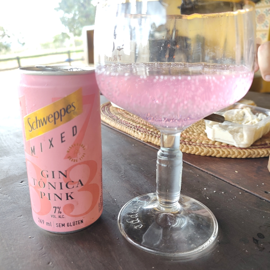 SCHWEPPES MIXED GIN TONICA PINK