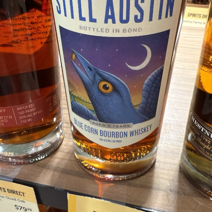 Still Austin Bottled In Bond Blue Corn Bourbon (Winter 2024) Aged 5 Years