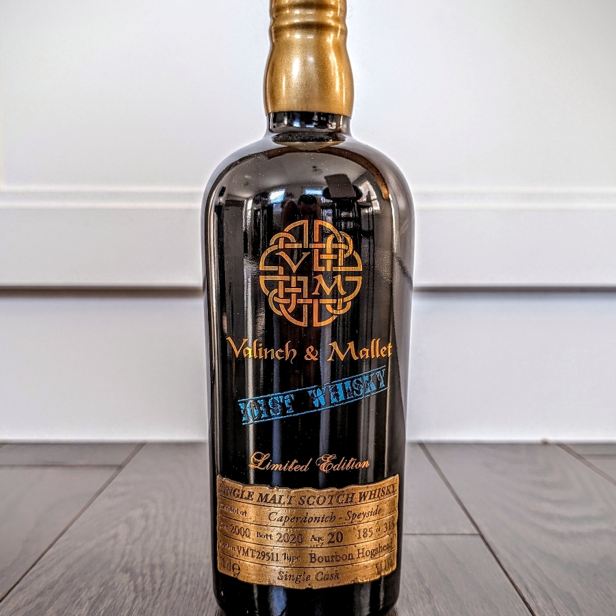 Valinch & Mallet Caperdonich 2000 20 Year Single Malt Scotch Whisky