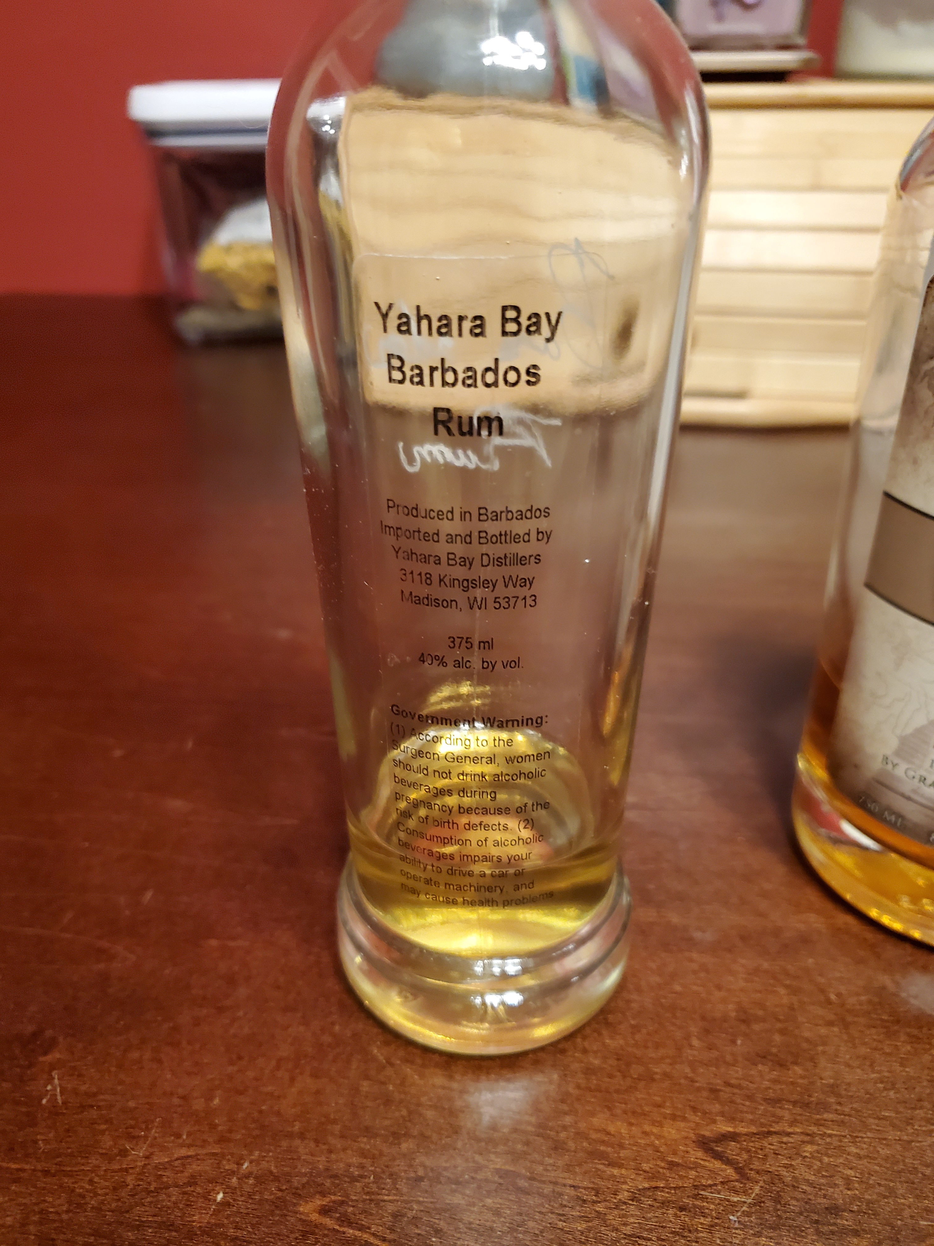 Yahara Bay Barbados Rum