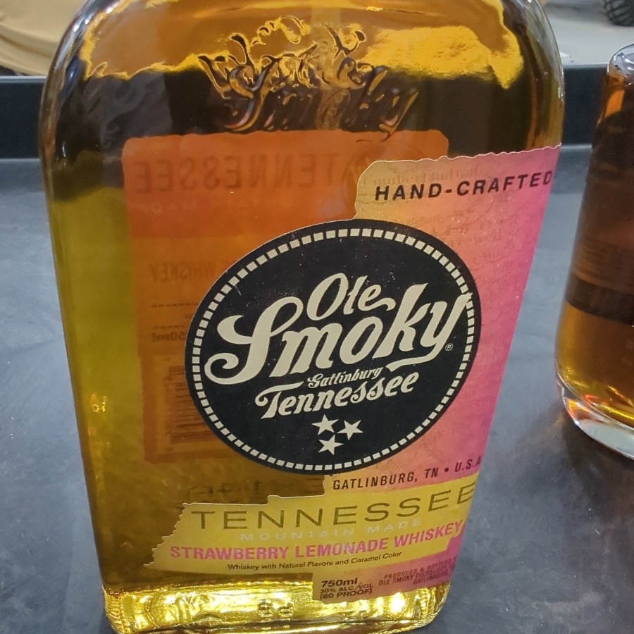Ols Smoky Strawberry lemonade whiskey