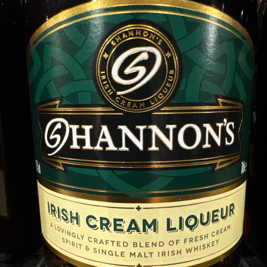 Shannon's Irish Cream Liqueur