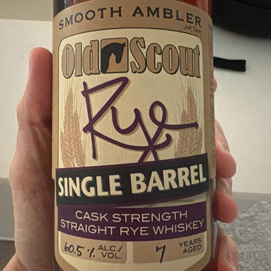 Smooth Ambler Old Scout Rye Single Barrel Cask Strength Whiskey (2014)