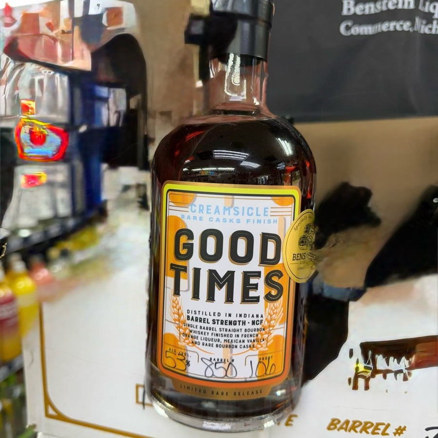 Good Times Creamsicle Barrel Strength MGP - Benstein Liquor Store Pick Bourbon