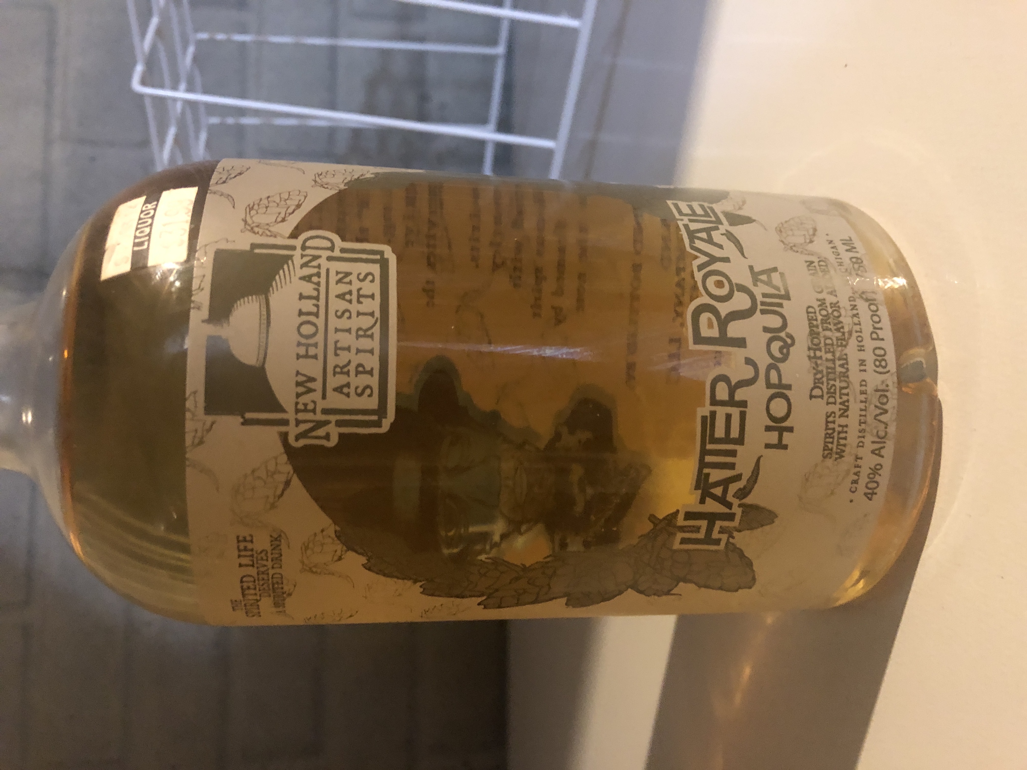 New Holland Artisan Spirits Hatter Royale Hopquila