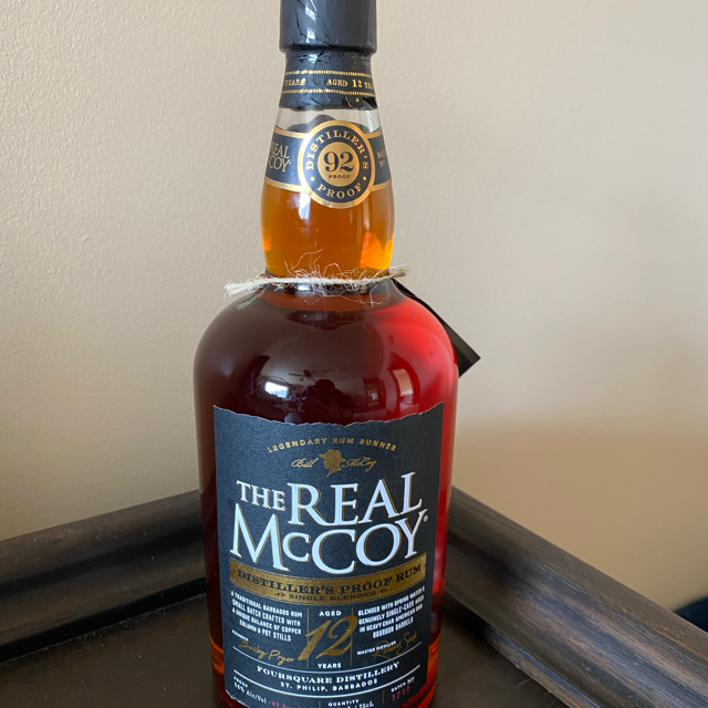 The Real McCoy 12 Year Distiller's Proof Rum