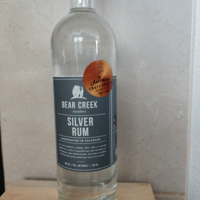 Bear Creek Silver Rum