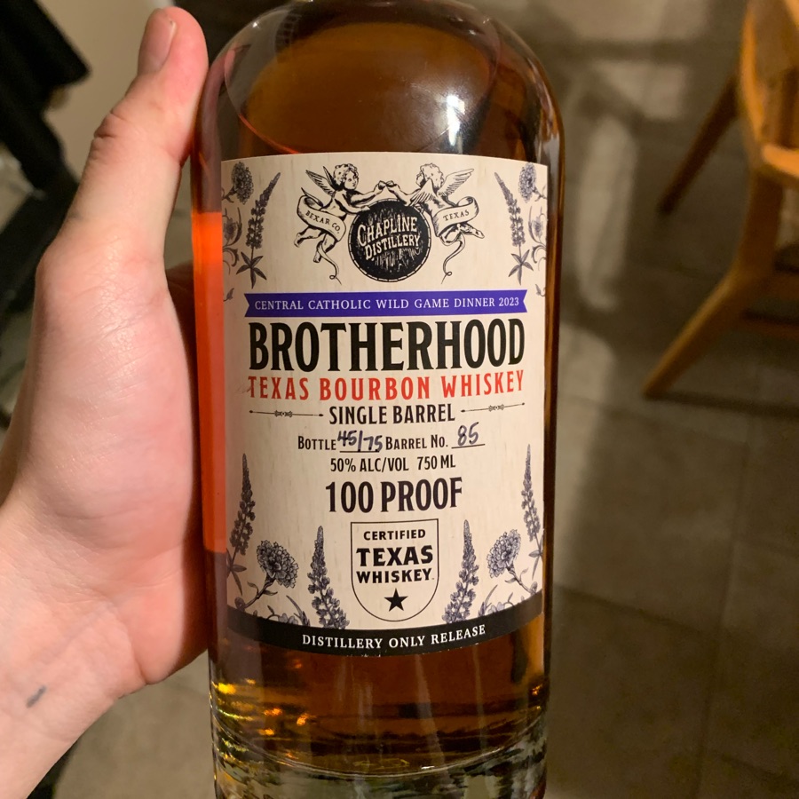 chapline brotherhood bourbon CC wild game dinner 2023