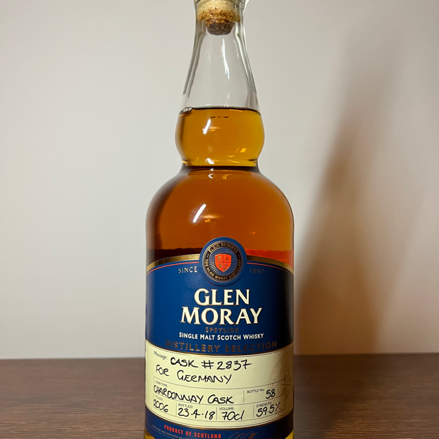 GLEN MORAY 2006 12 YEAR CHARDONNAY CASK