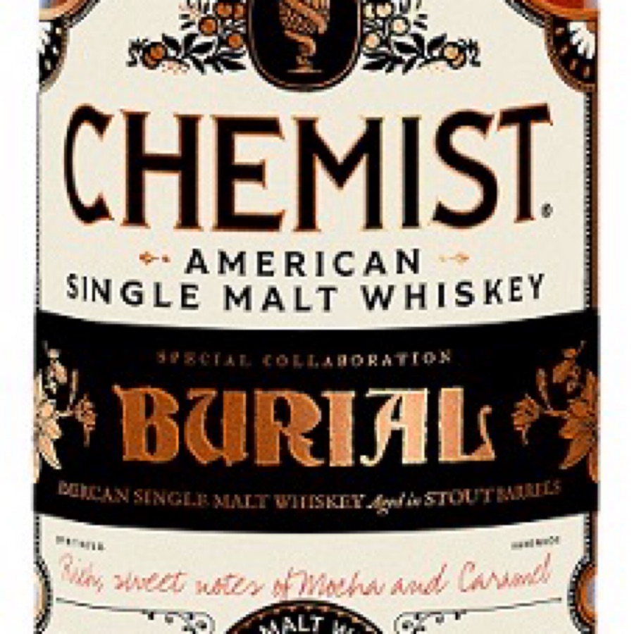 Chemist Burial American Single Malt Whiskey Aged In Stout Barrels