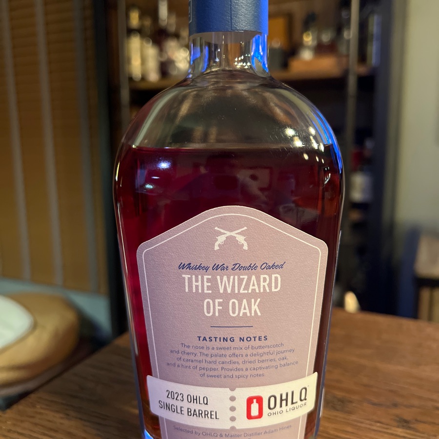 whiskey war double oaked The Wizard of Oak
