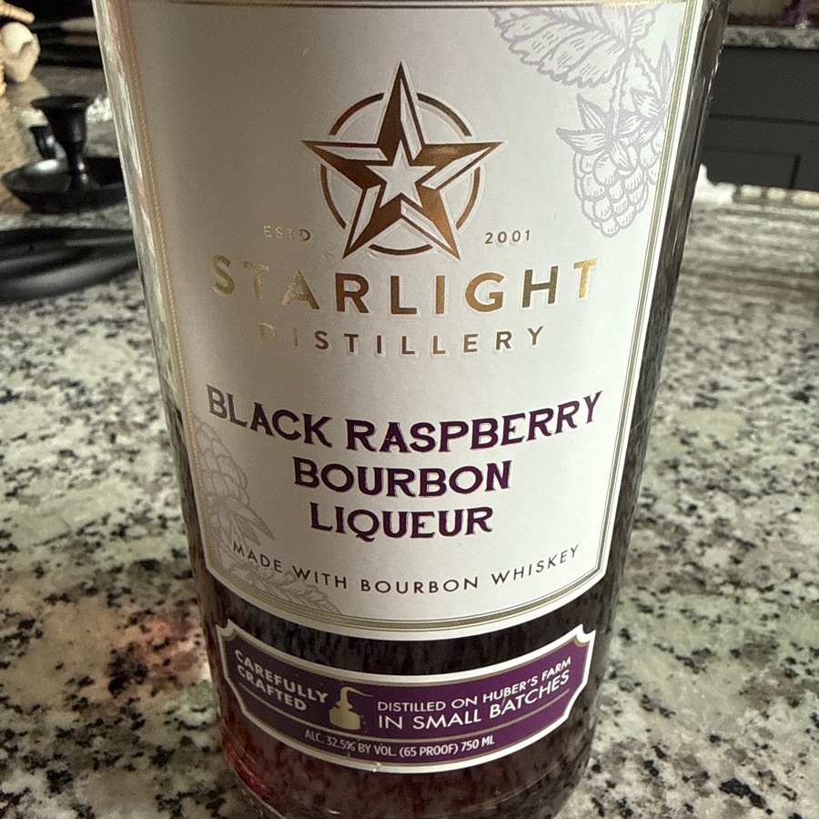 Black Raspberry Bourbon Liqueur