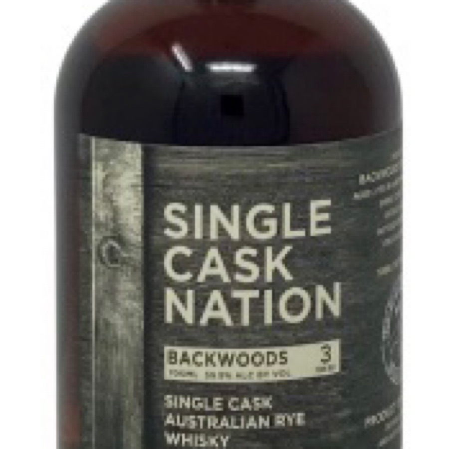Backwoods 3 Years Australian Rye Whisky (Single Cask Nation)