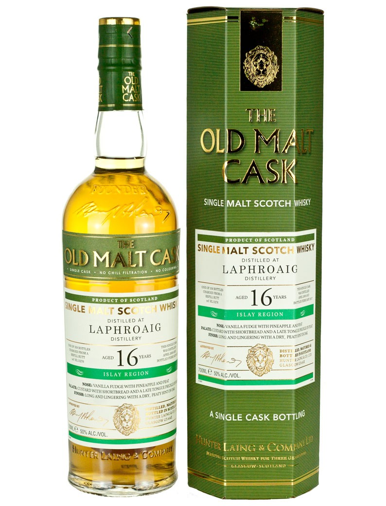 Laphroaig 2000 16 Year Old Malt Cask (Hunter Laing)