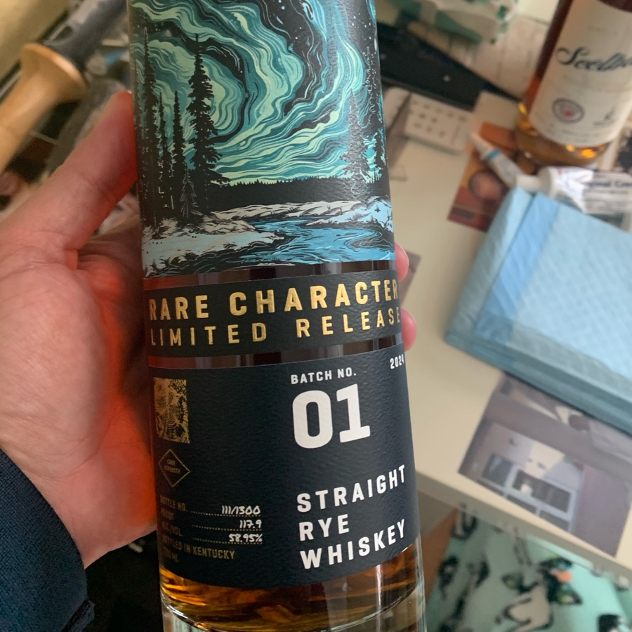 Rare Character Limited Release Batch 1 Straight Rye Whisky