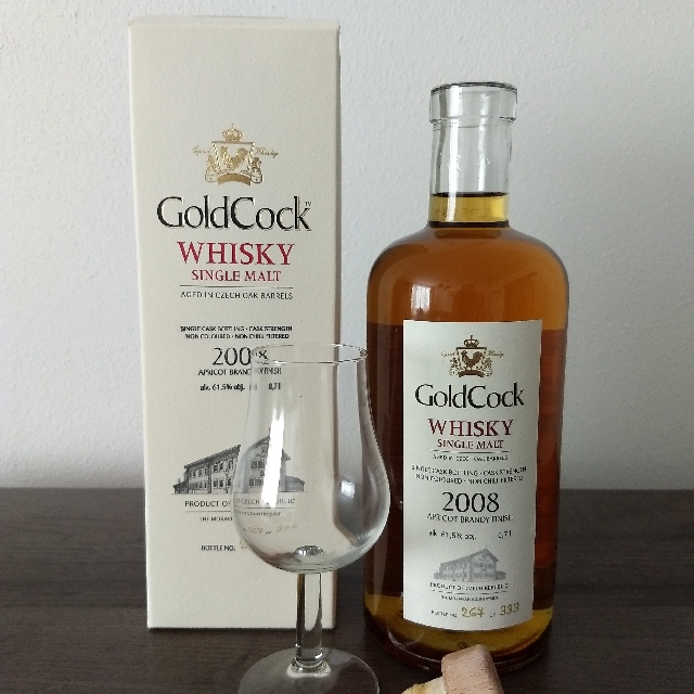 GoldCock 2008 Single Malt Apricot Brandy Finish