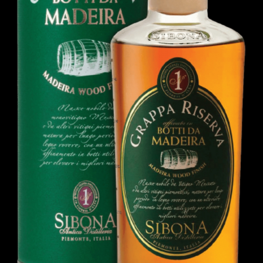 Sibona Grappa Riserva di Moscato Madeira Wood Finish