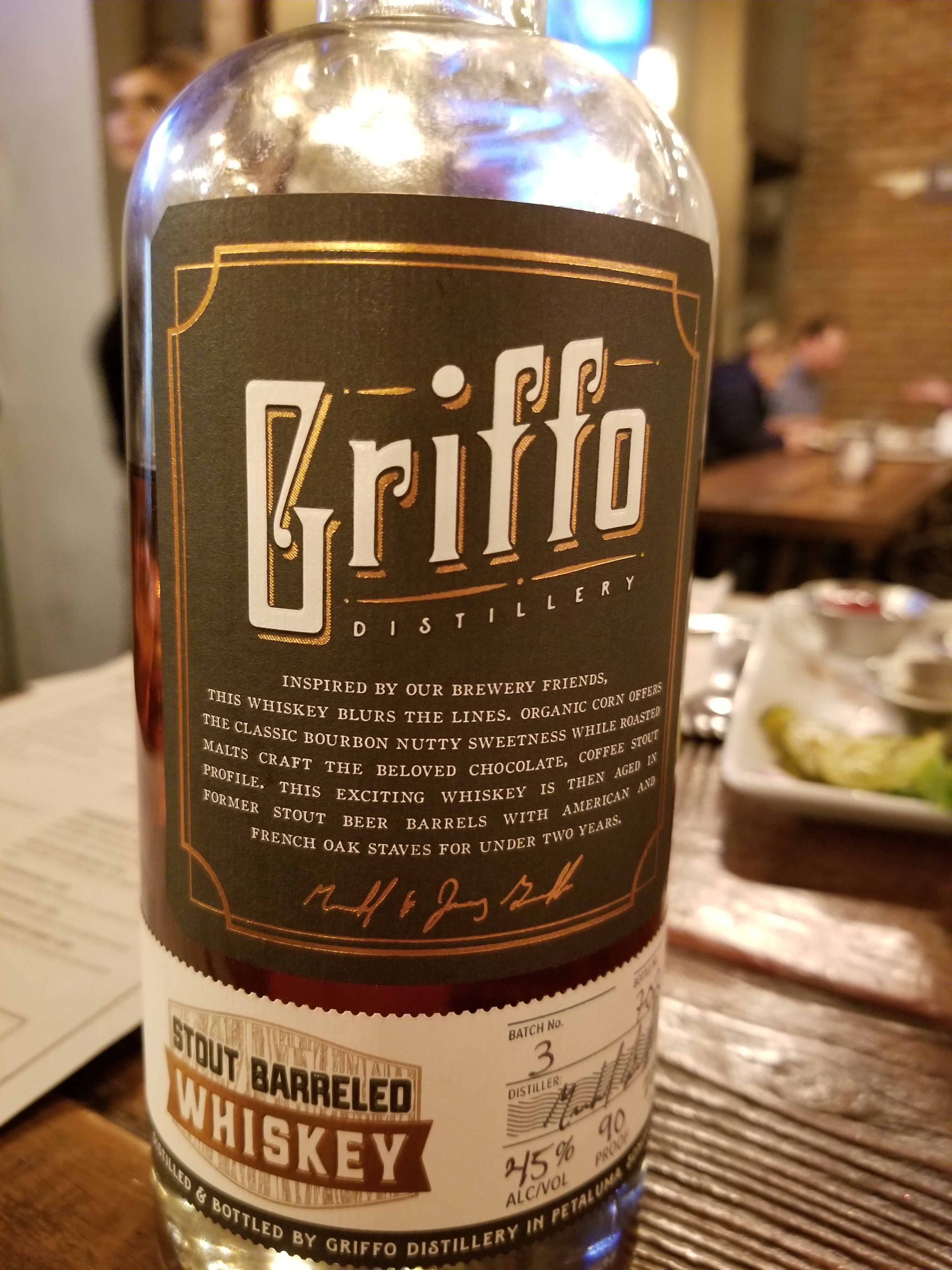 Griffo stout finish