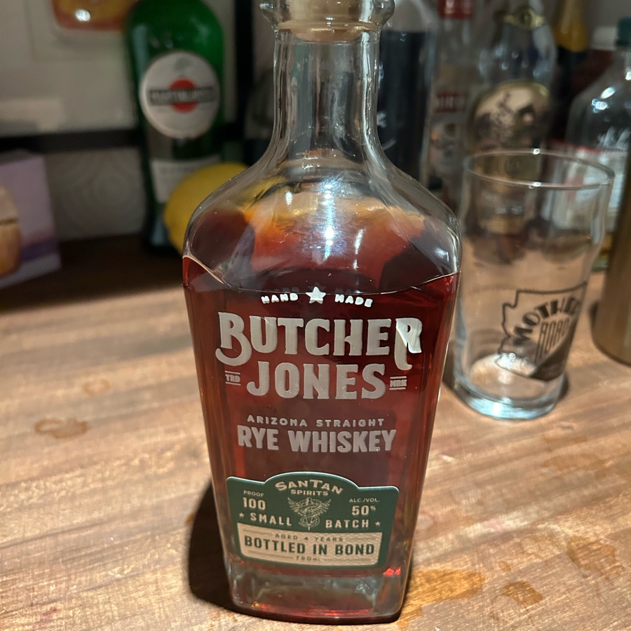 Butcher Jones Bottled in Bond Rye