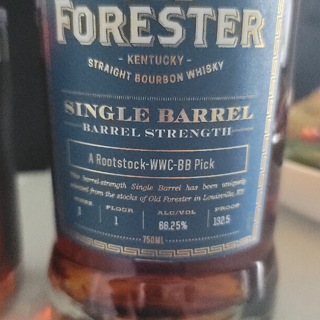 OLD FORESTER BARREL STRENGTH SINGLE BARREL ROOTSTOCK PICK