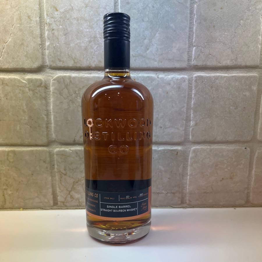 Lockwood Distilling Co Single Barrel Straight Bourbon Whiskey