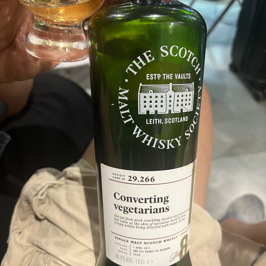 laphroaig converting vegetarians