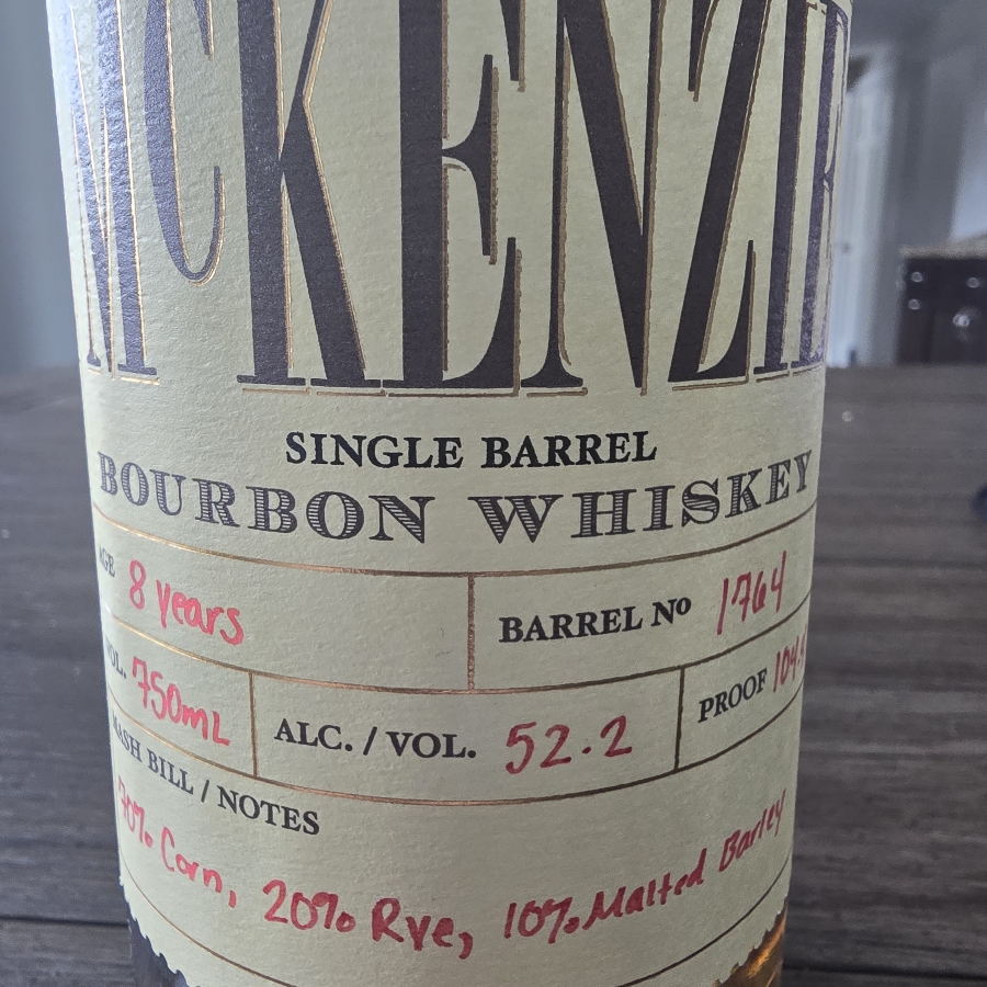 McKenzie Single Barrel (barrel 1764)
