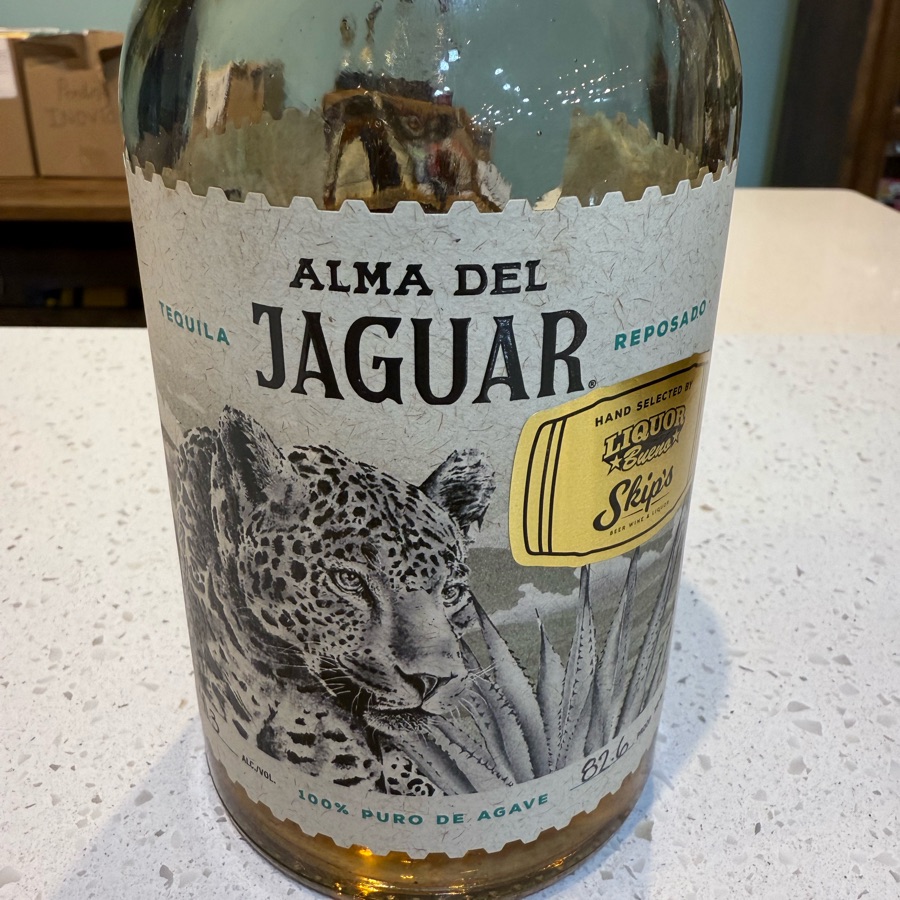 Alma Del Jaguar Tequila Reposado (Hand Selected By Liquor Bueno & Skip's Liquor)