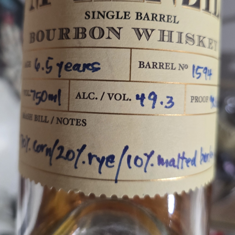 McKenzie Single Barrel (BBE barrel 1594)