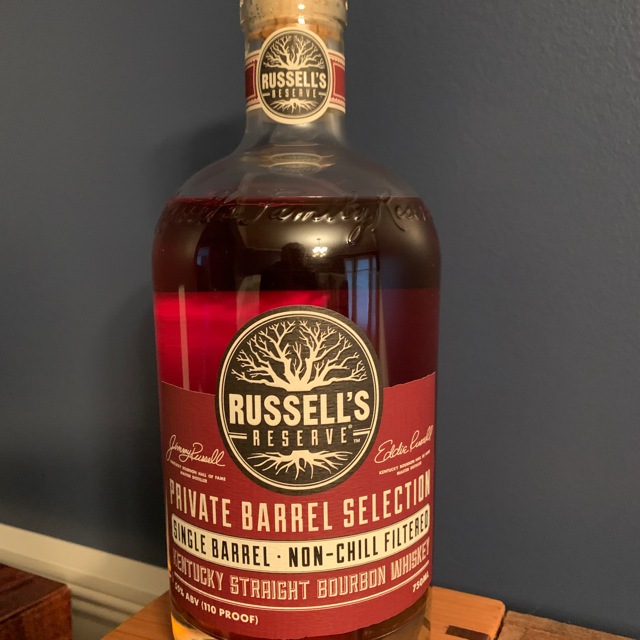 Russell's Reserve Private Barrel Selection Binny's Warehouse E Floor 4 Barrel 20-0016