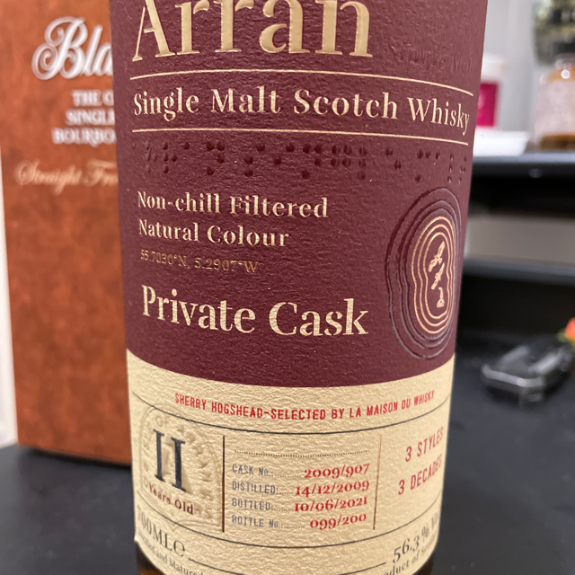 Arran 11 years old private cask (La Maison Du Whisky)