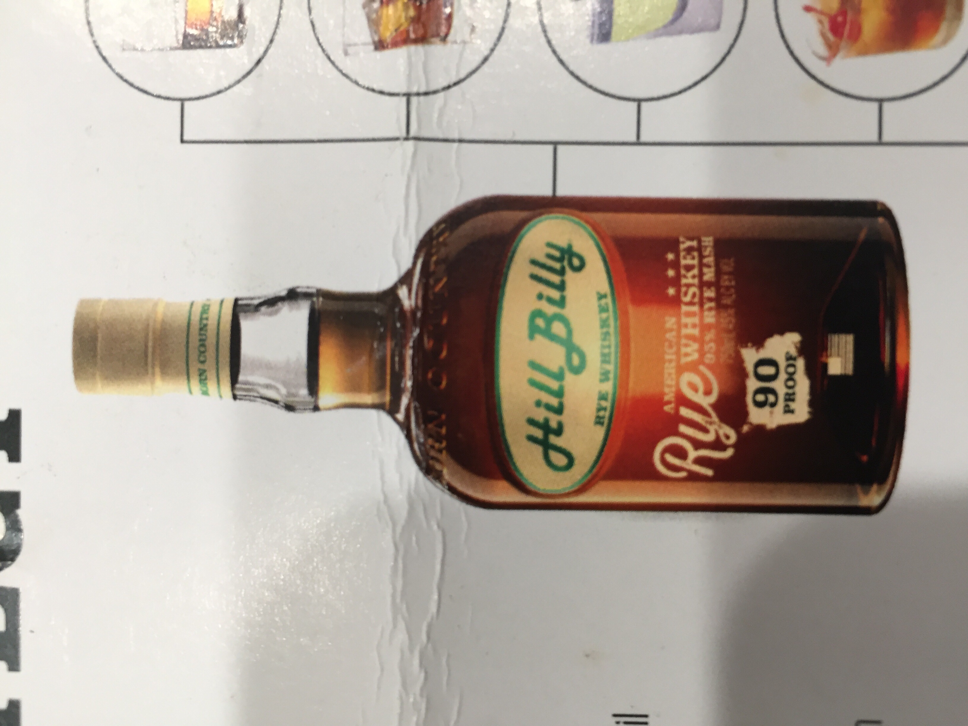 Hill Billy Rye Whiskey