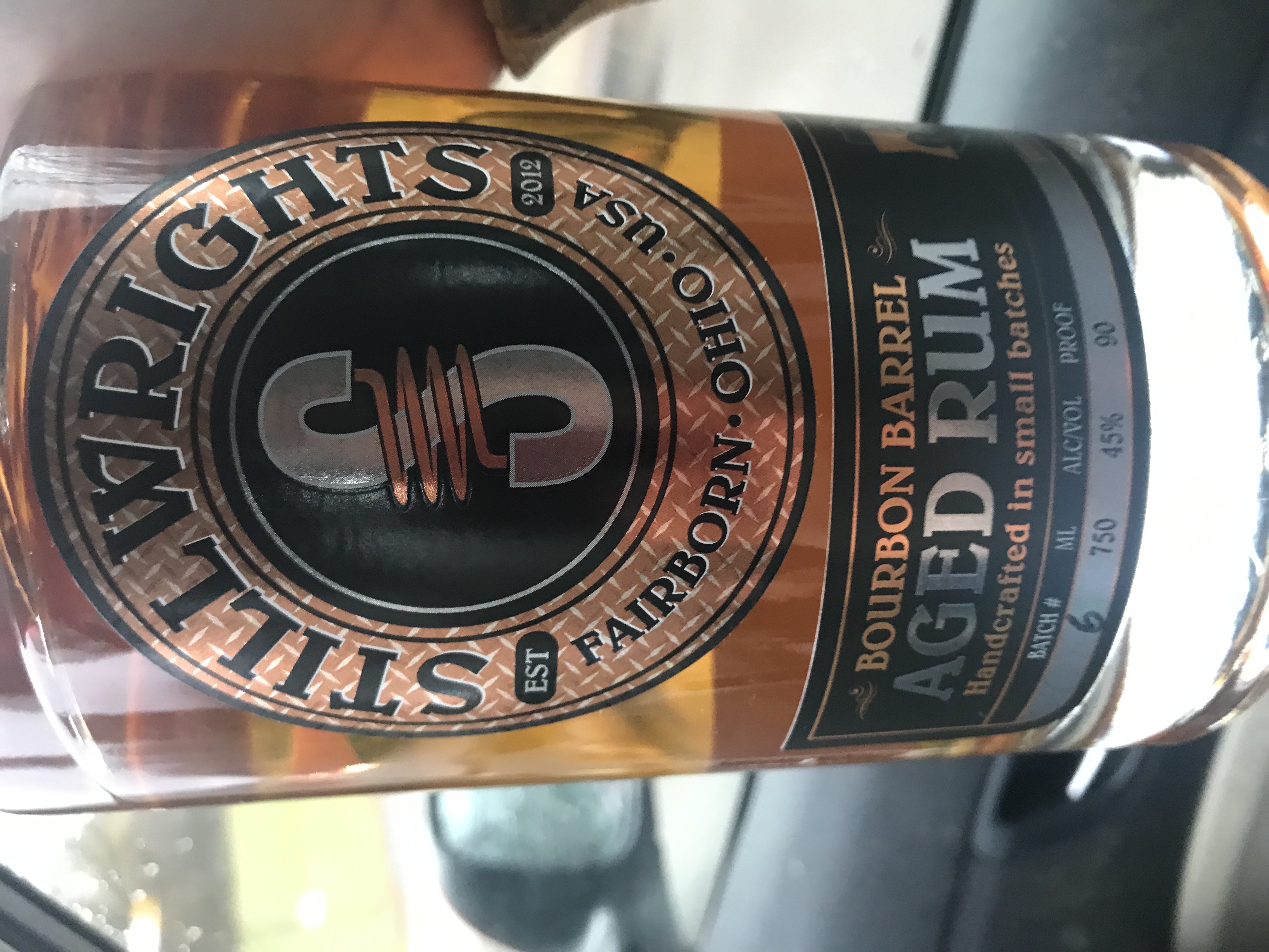 Stillwrights Bourbon Barrel Aged Rum
