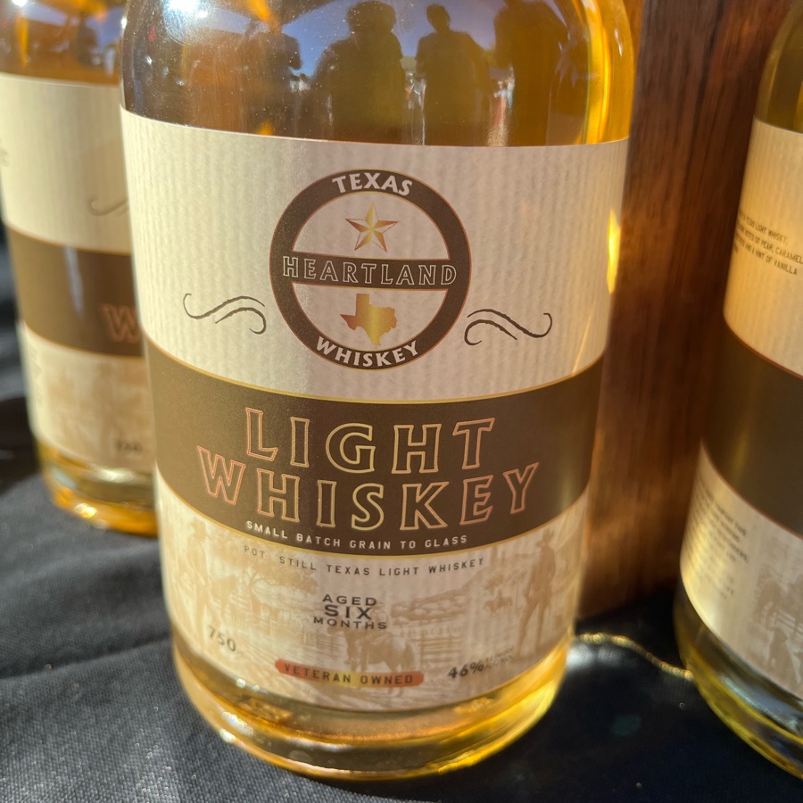 Texas Heartland Light Whiskey