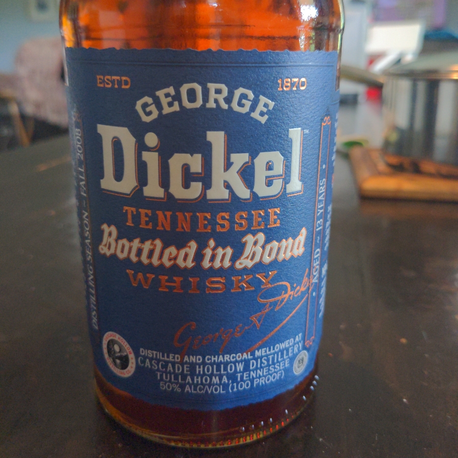George Dickel Bottled in Bond Fall 2008 aged 13 years