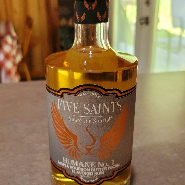 Five Saints Humane No 1 Maple Bourbon Butter Pecan Rum