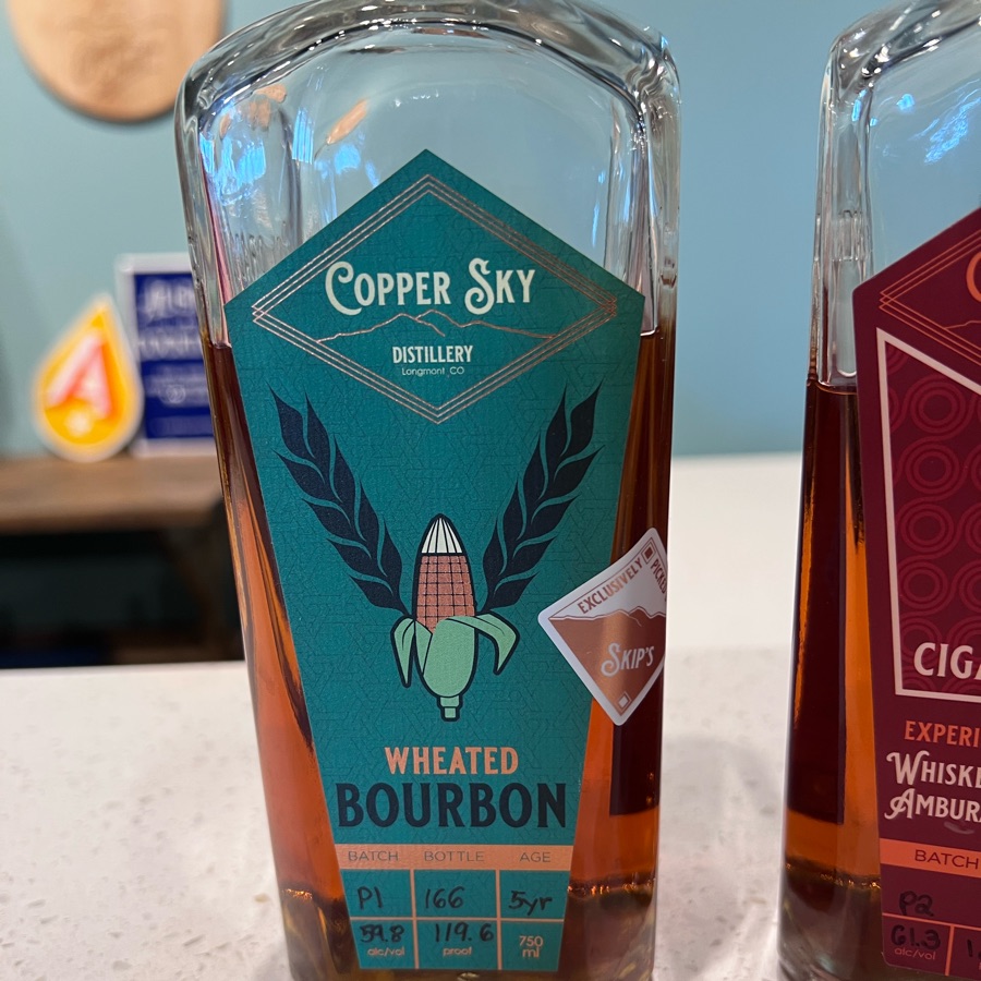 Copper Sky Wheated Bourbon Batch P1 (Skip's Liquor)