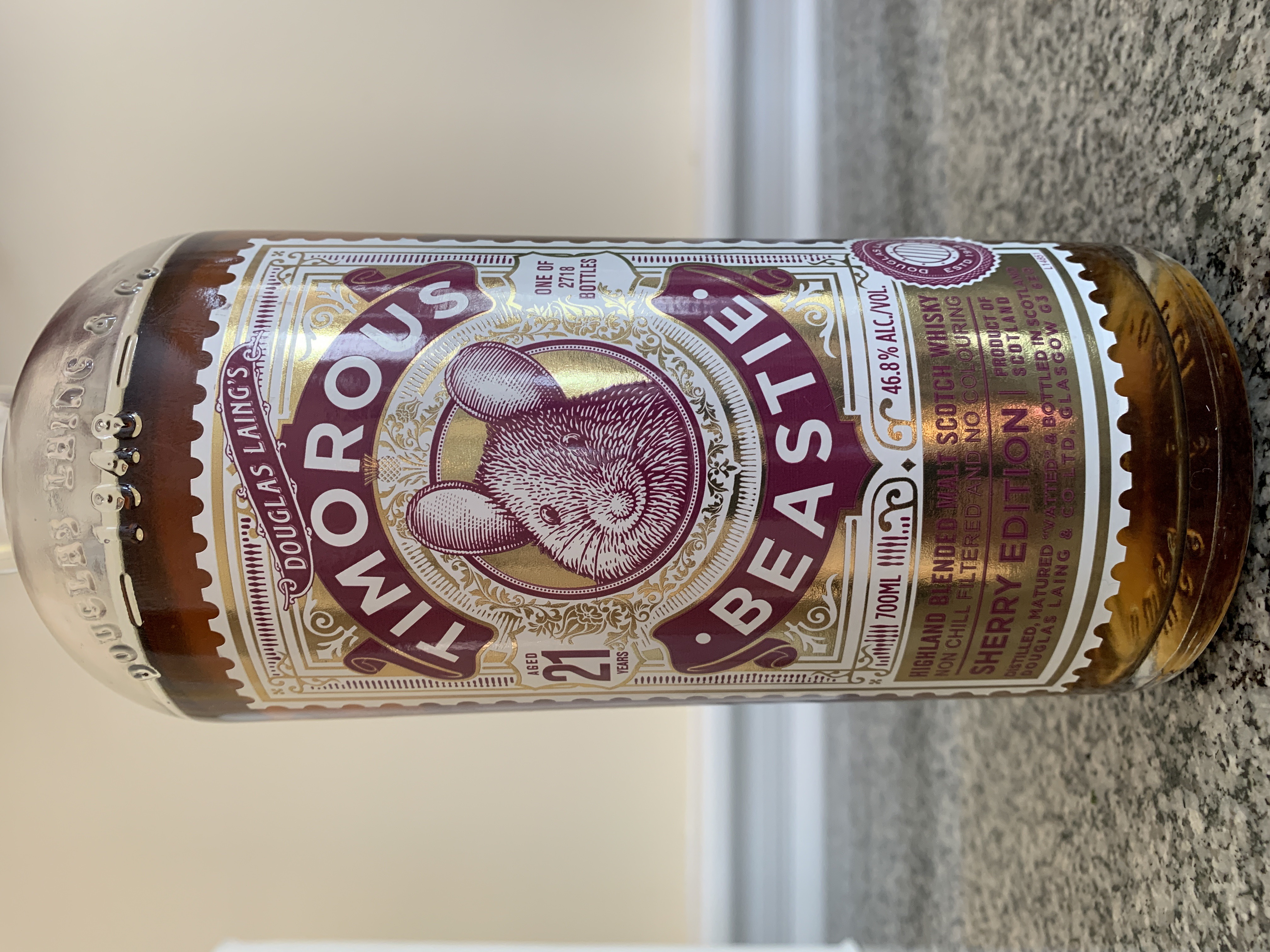 Timorous Beastie 21 Year Sherry Edition