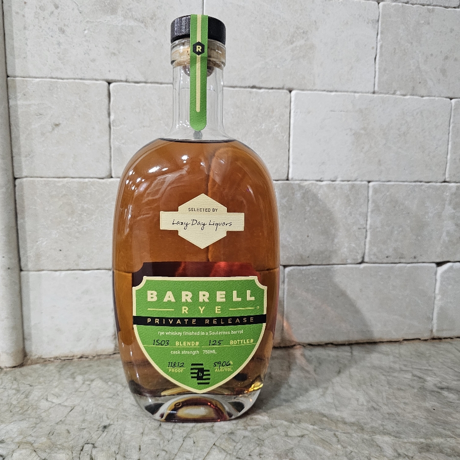 Barrell Rye Private Release - Lazy Day Liquors