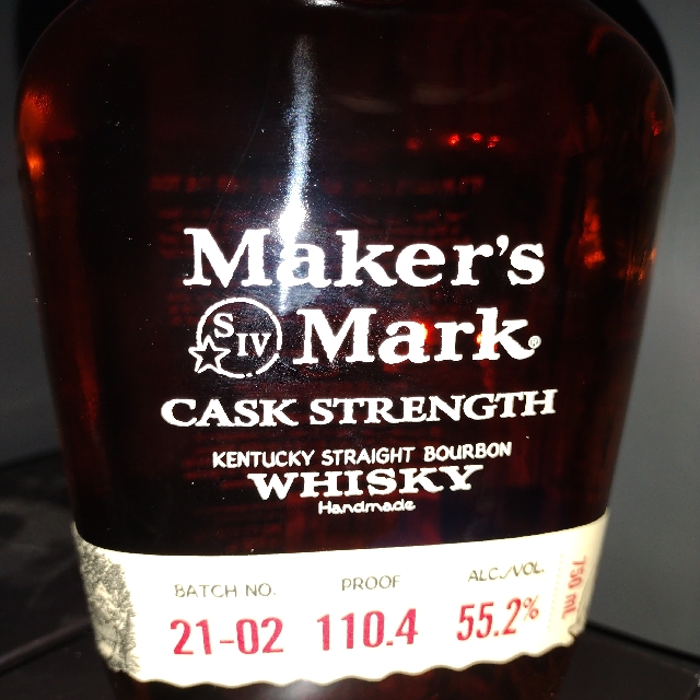 Maker's Mark Cask Strength Batch 21-02 (110.4 Proof)