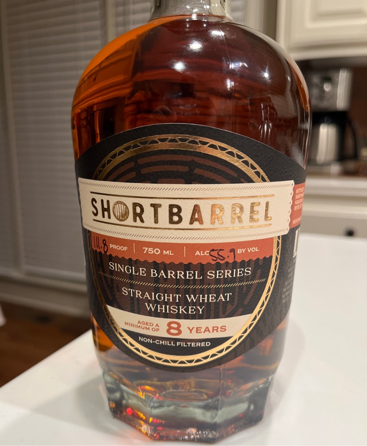 shortbarrel straight Wheat whiskey