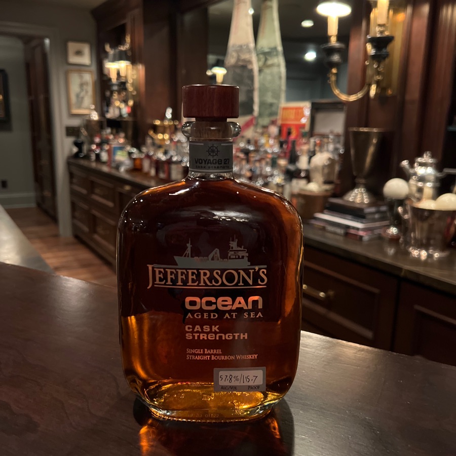 Jefferson's Ocean Aged at Sea Cask Strength Voyage 27