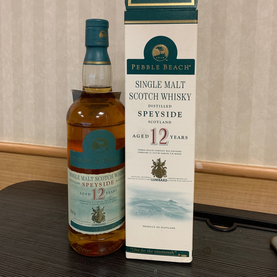 Pebble Beach 12 Year Speyside Single Malt Scotch Whisky
