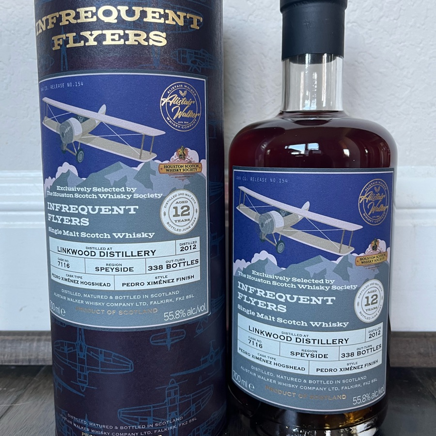 Linkwood 2012 12 Years (Infrequent Flyers - Houston Scotch Whisky Society pick)