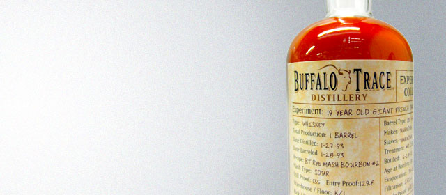 Buffalo Trace Experimental Collection 19 Year Giant French Oak Barrel