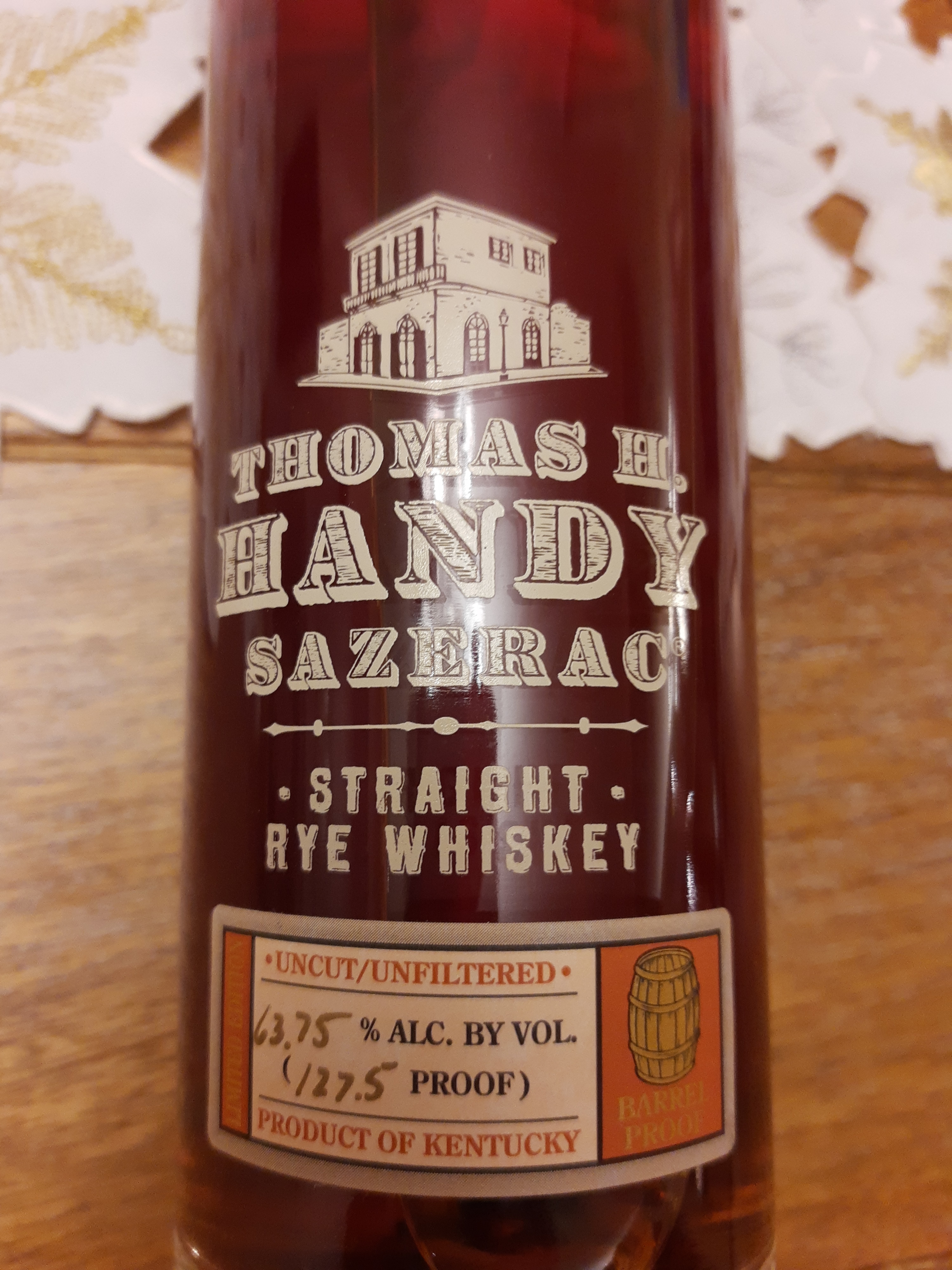 Thomas H. Handy Sazerac Rye (Fall 2008)